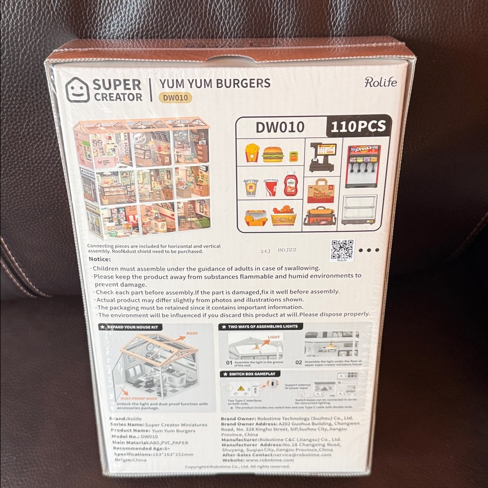 New Rolife Yum Yum Burgers DIY Kit - Picture 2 of 4